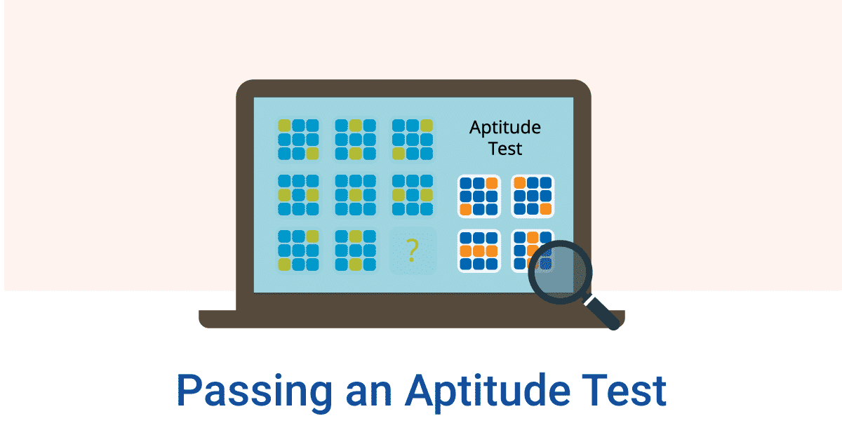 Passing an aptitude test