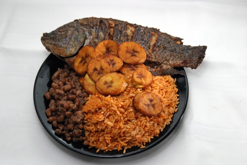 Rice, beans and dodo