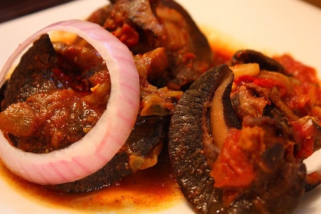 Peppered snail - Nigerian food