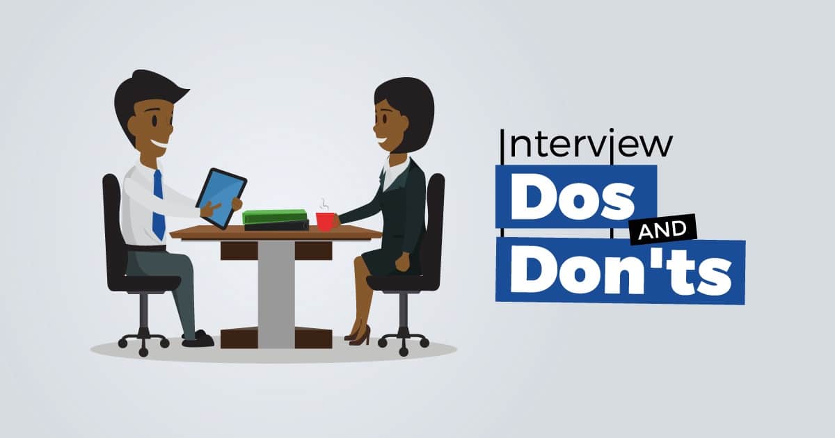 Interview Dos and Don'ts - Jobberman Nigeria