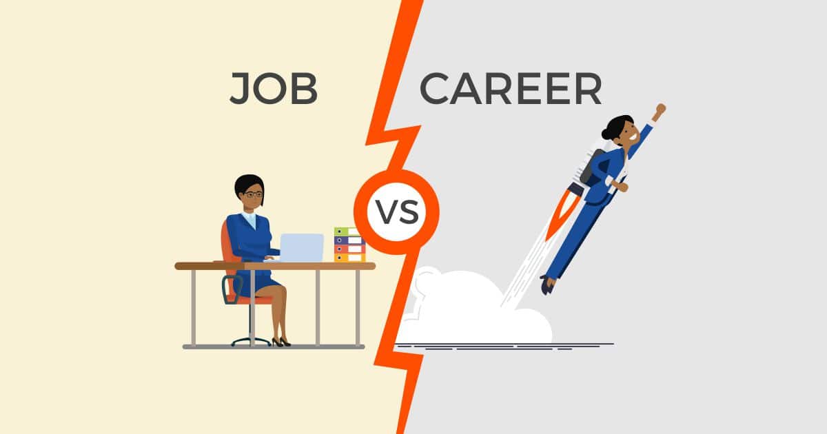 career vs job