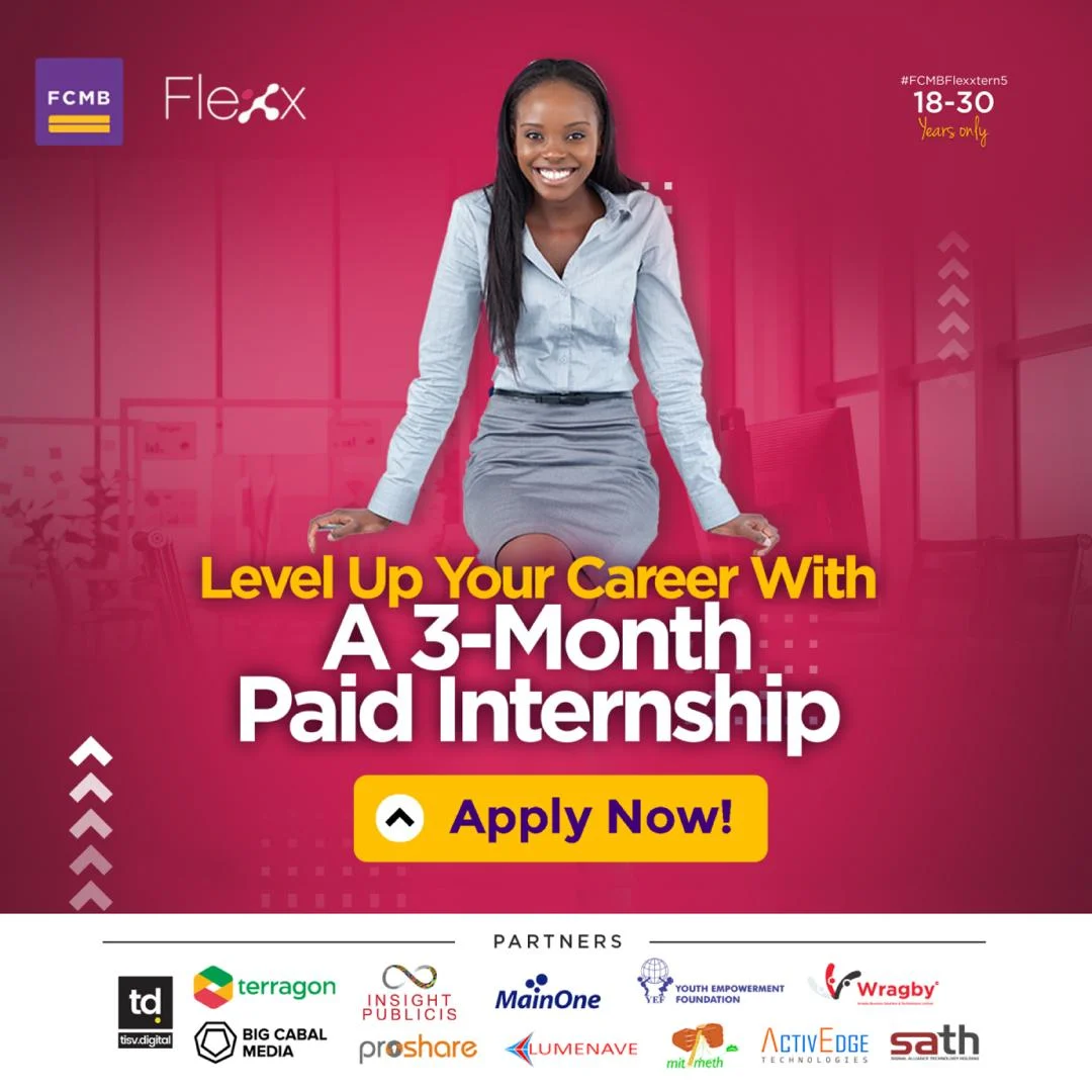 Advertisement of a 3 month paid internship